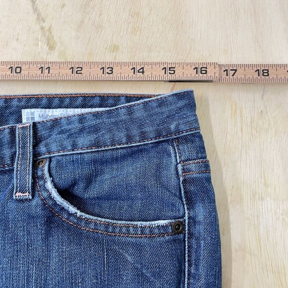 Salt Bootcut Jeans Sz 12 /31 Mulberry Street Medium Rise 26.5" Inseam USA Made - Picture 5 of 12